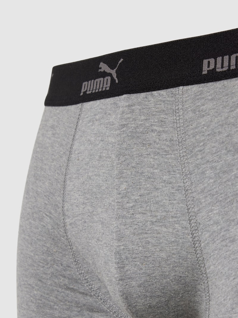 Boxershorts mit elastischem Logo-Bund im 4er-Pack in schwarz