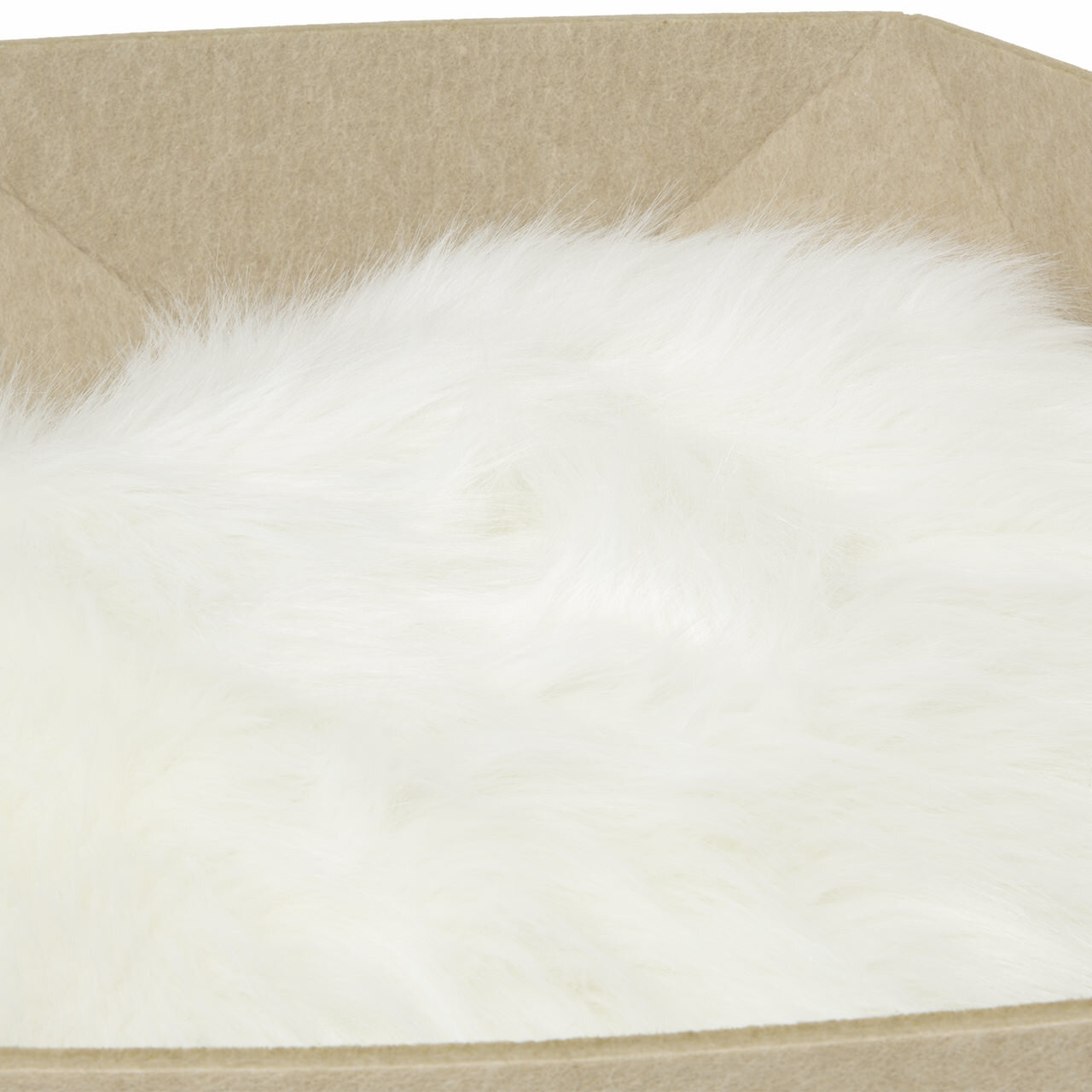Canadian Cat Company Katzenbetten & Katzensofas Canadian Cat Company Filz-Katzenkorb Zoey beige