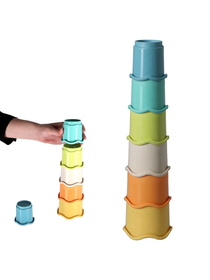 Otto Simon Stapelturm Stapelbecher Biokunststoff 6 Teile 18 Monate günstig kaufen onesize