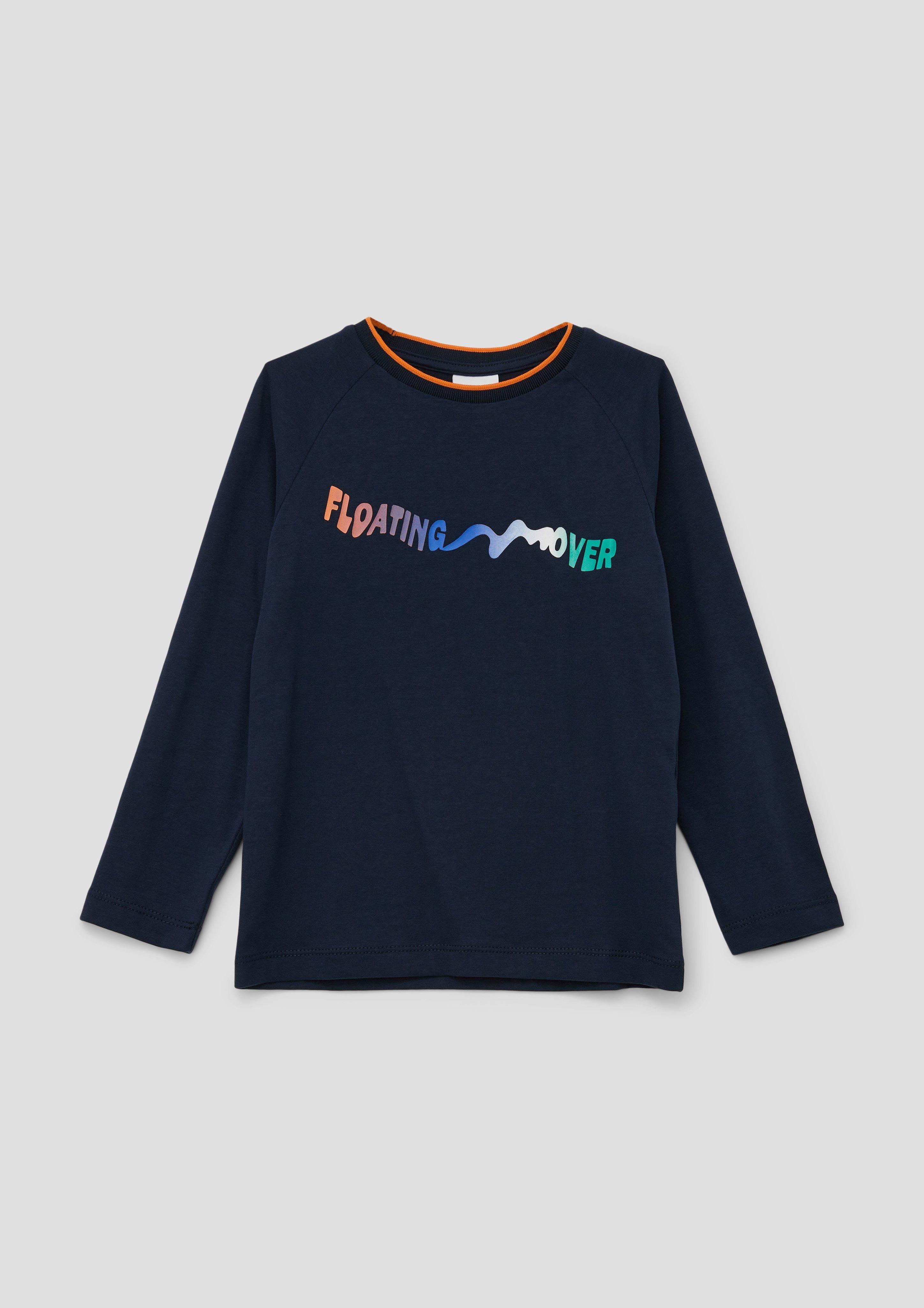 Longsleeve mit gummiertem Schriftprint  2134103-5952