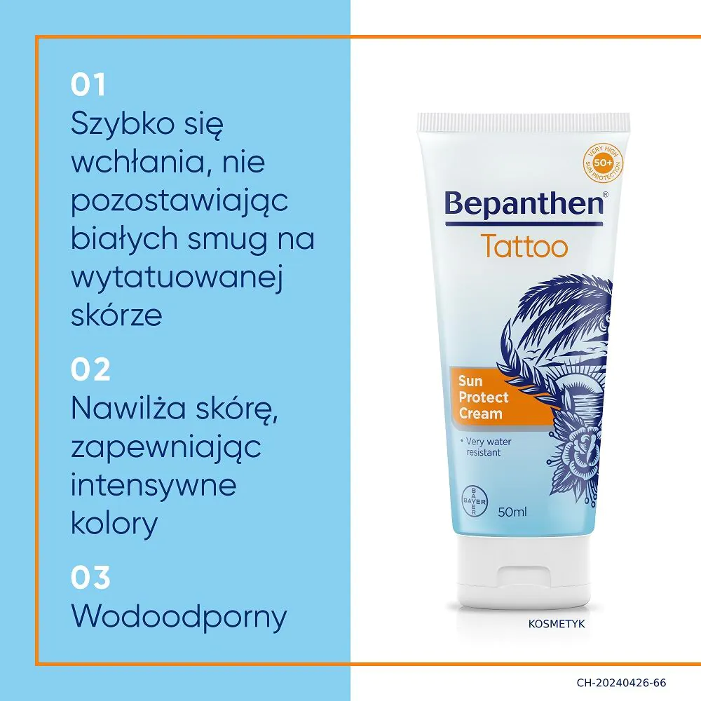 Bepanthen krema za tetoviranje SPF 50+