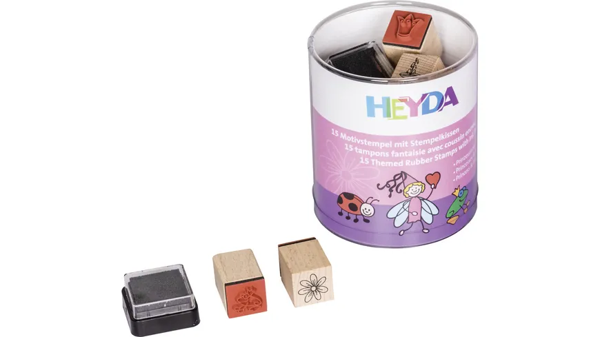 HEYDA Stempelset Prinzessinnen & Feen
