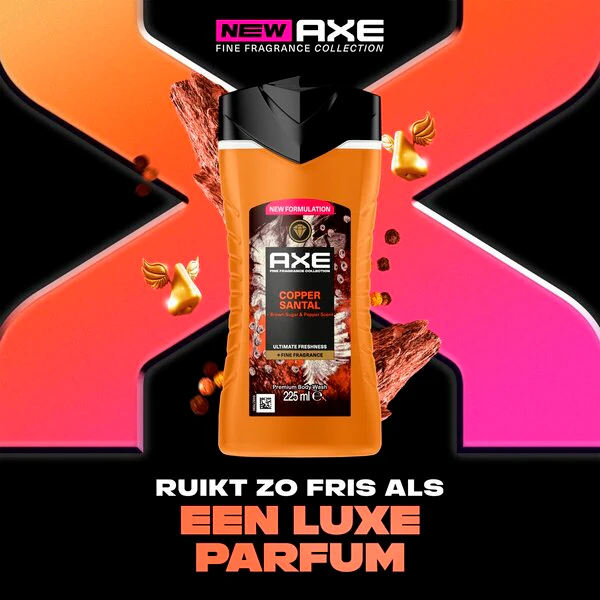 Axe Fine Fragrance Copper Santal Shower Gel 225ml