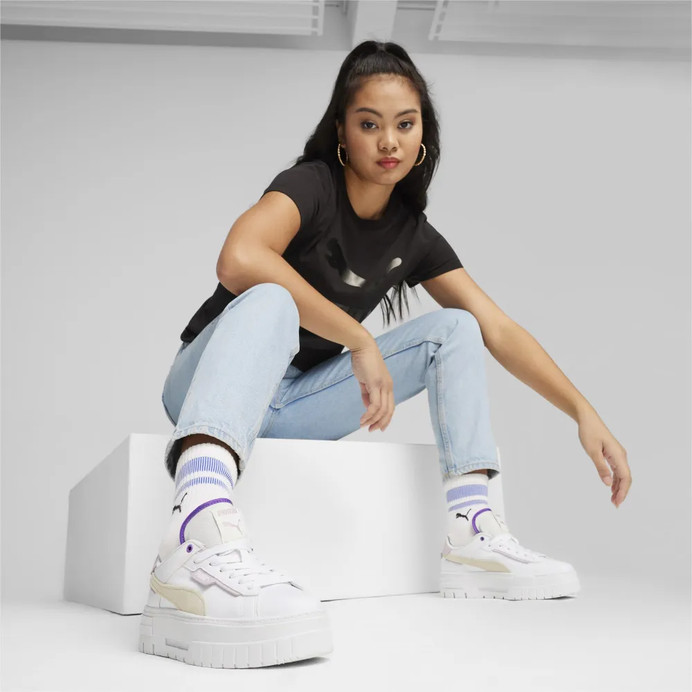 PUMA Mayze Crashed 392495_08 / weiss