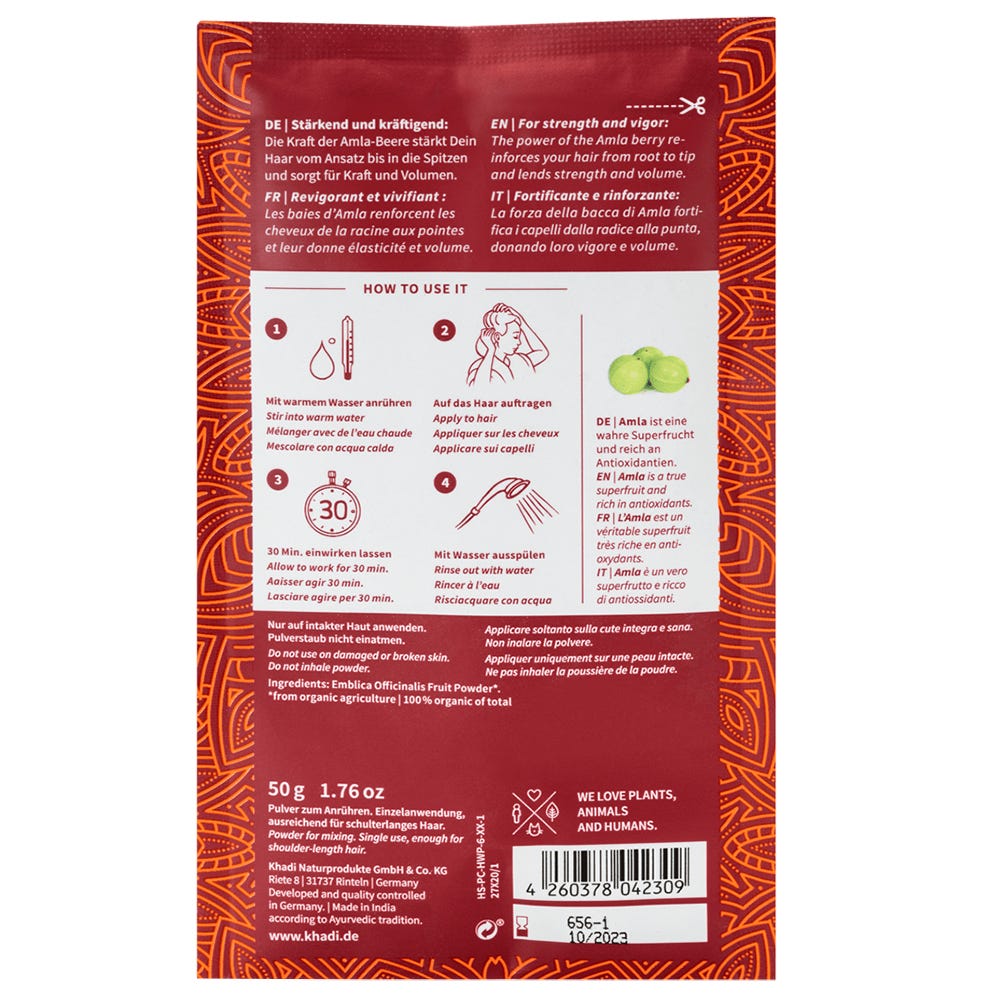 Khadi Ayurvedic Hair Mask The Power of Amla 50 ml
