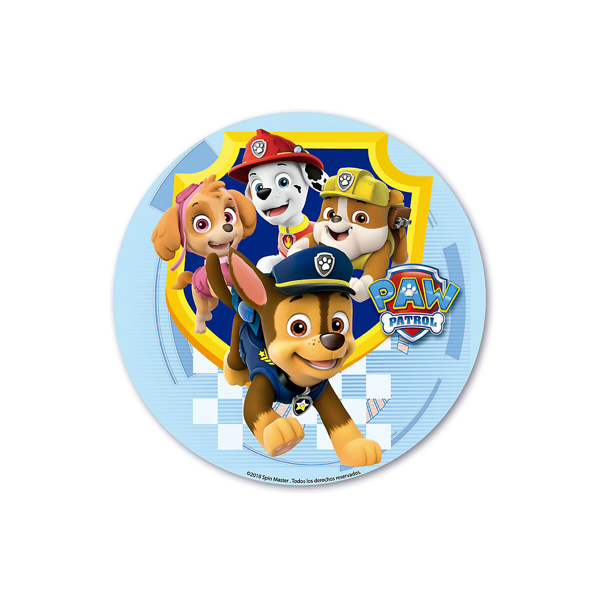 Essbare Tortenaufleger Paw Patrol 20cm