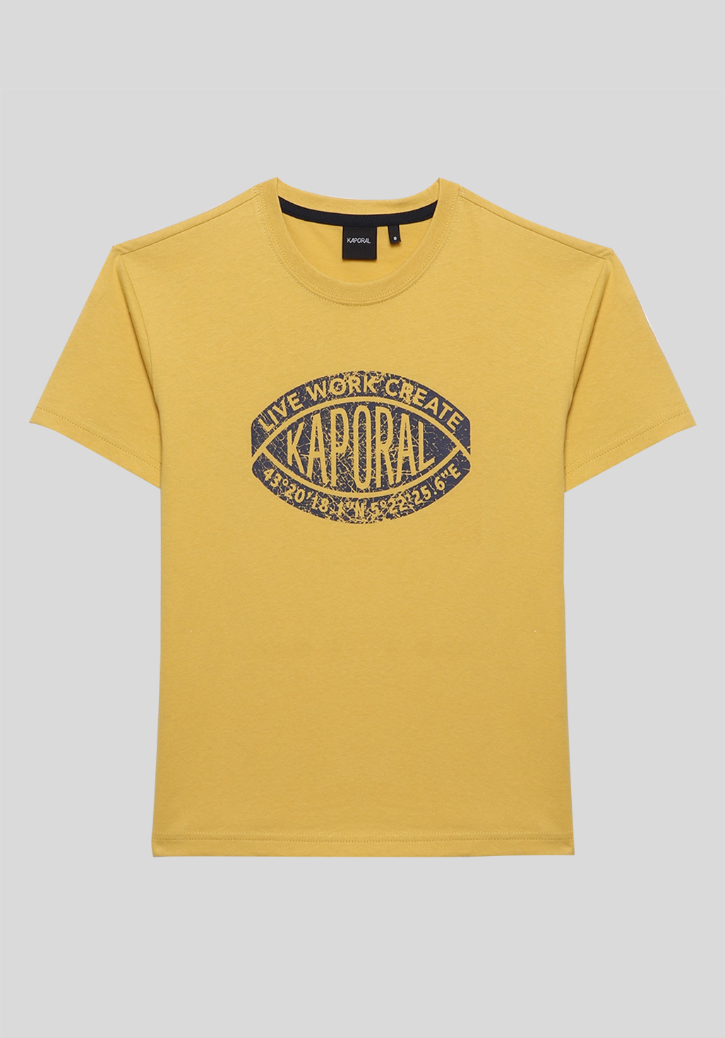 OKIDO  T-shirt jaune Garçon 100% coton