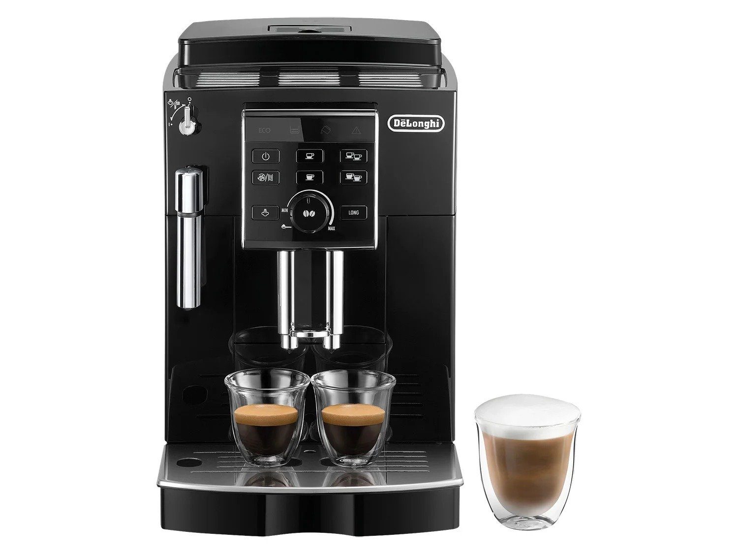 Nespresso Kaffeevollautomat De'Longhi Kaffeemaschine Cappuccino - Vielseitig & Benutzerfreundlich, 2 Tassen gleichzeitig, Abschaltautomatik, Reinigungsprogramm