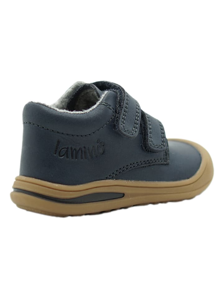 lamino Leder-Sneakers in Dunkelblau günstig kaufen