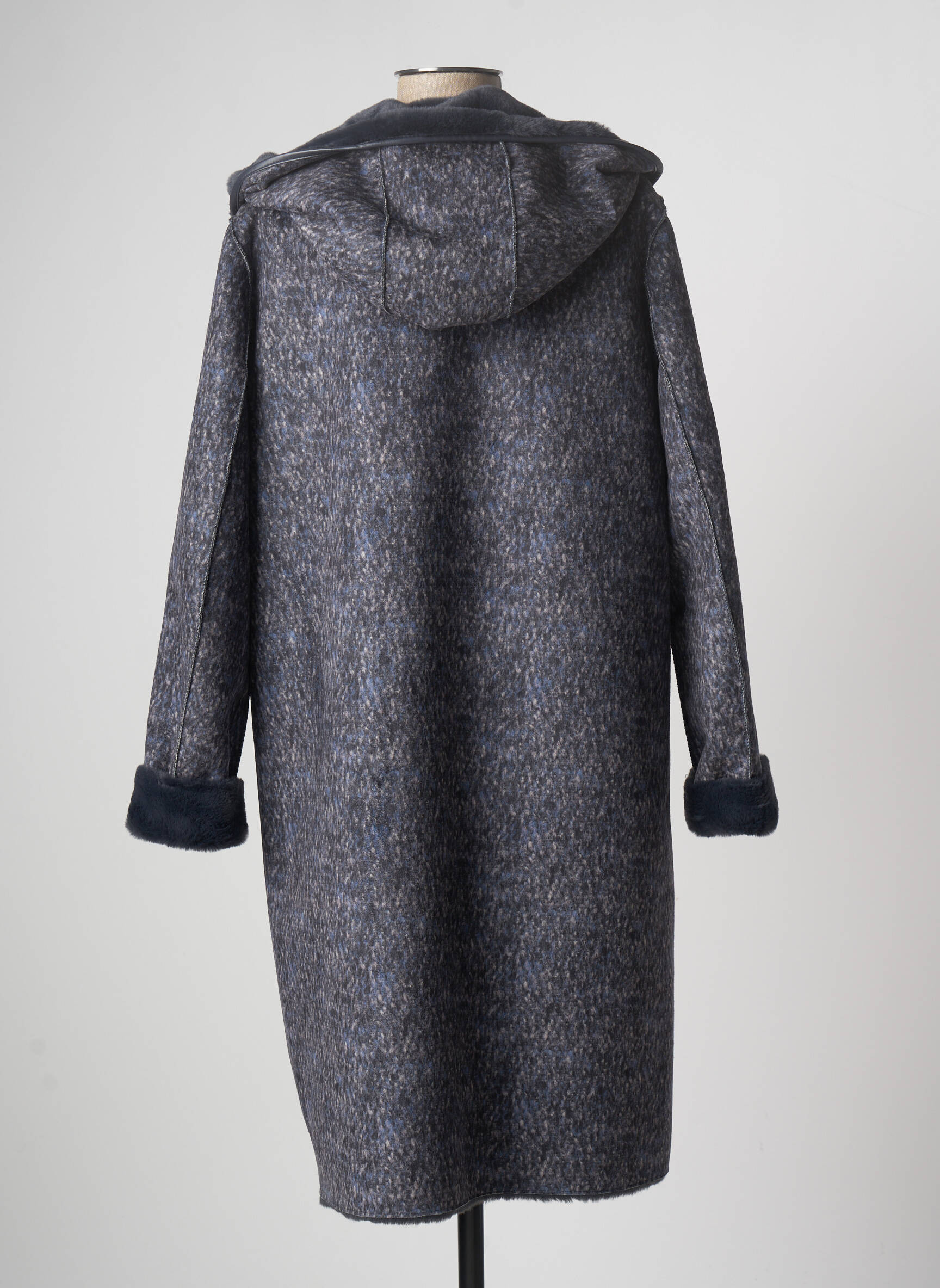 Rino Pelle Manteaux Longs Femme couleur bleu