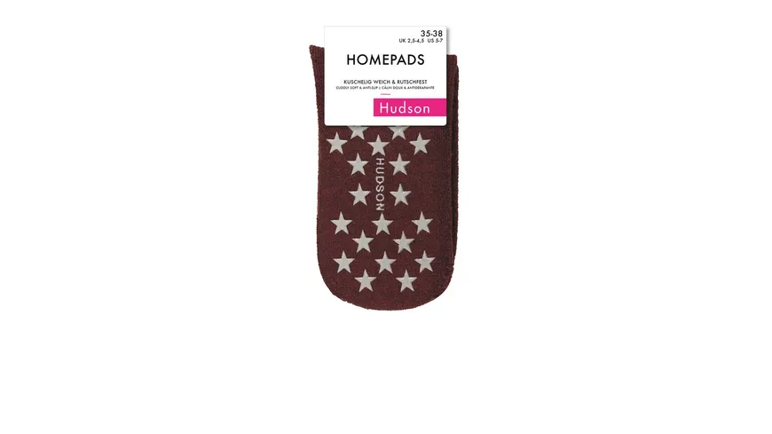 Hudson Damen Kuschelsocken Homepads pure rose