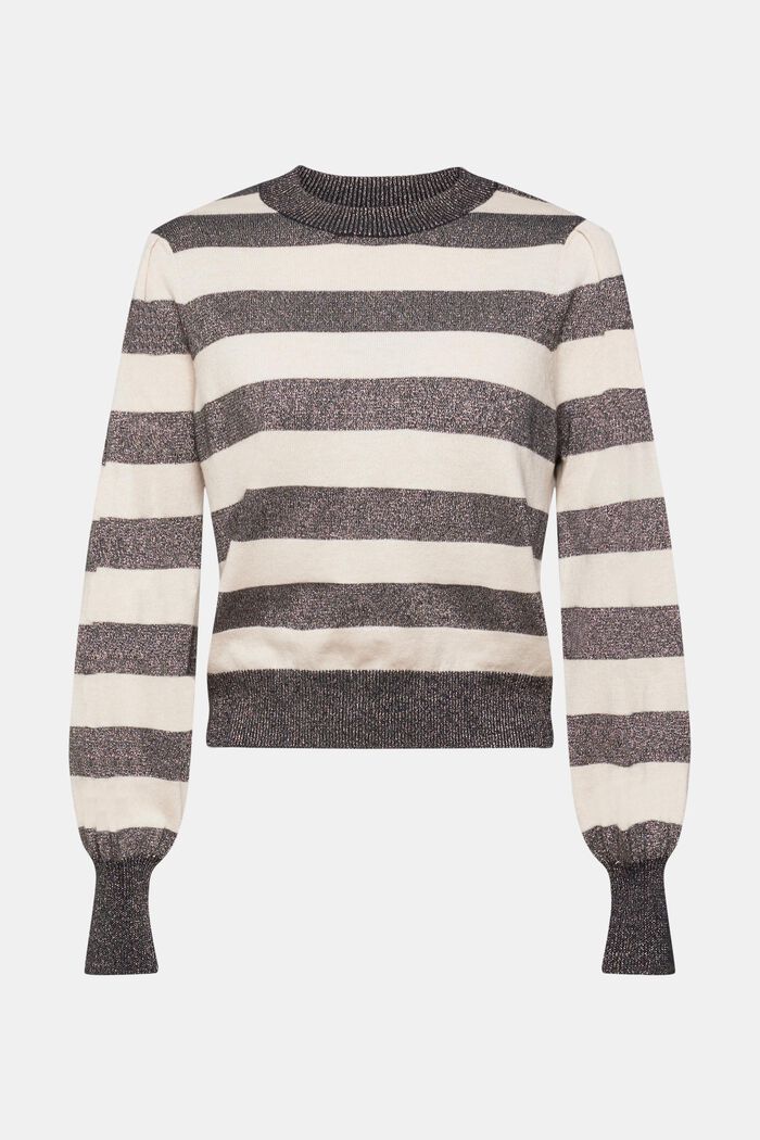 Pullover mit Glitzerstreifen