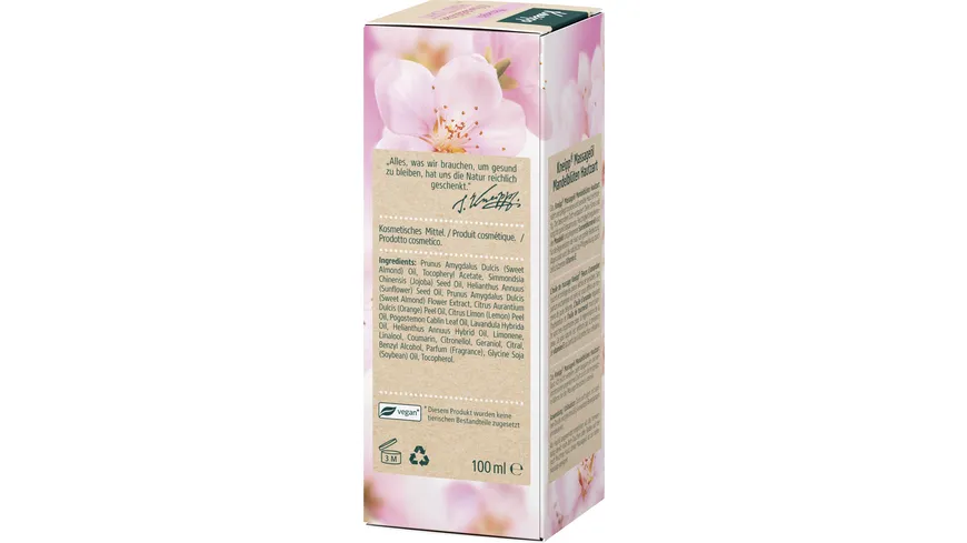 Kneipp Massageöl Mandelblüten Hautzart 100 ml