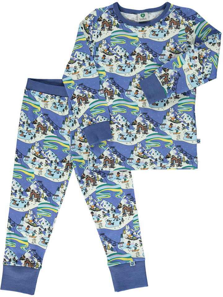 Småfolk Pyjama in Blau günstig kaufen