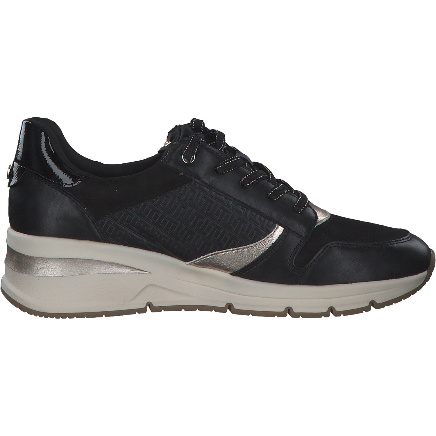 Tamaris 23702, Sneakers Low, Damen, Schwarz