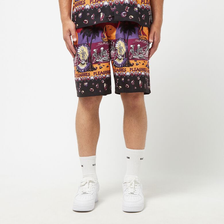 Pleasures Beach Short burgundy