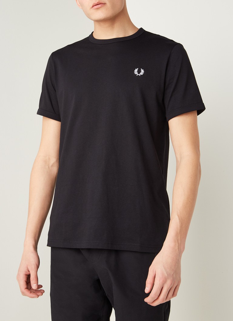 Fred Perry Ringer T-krekls ar apaļu kakla izgriezumu