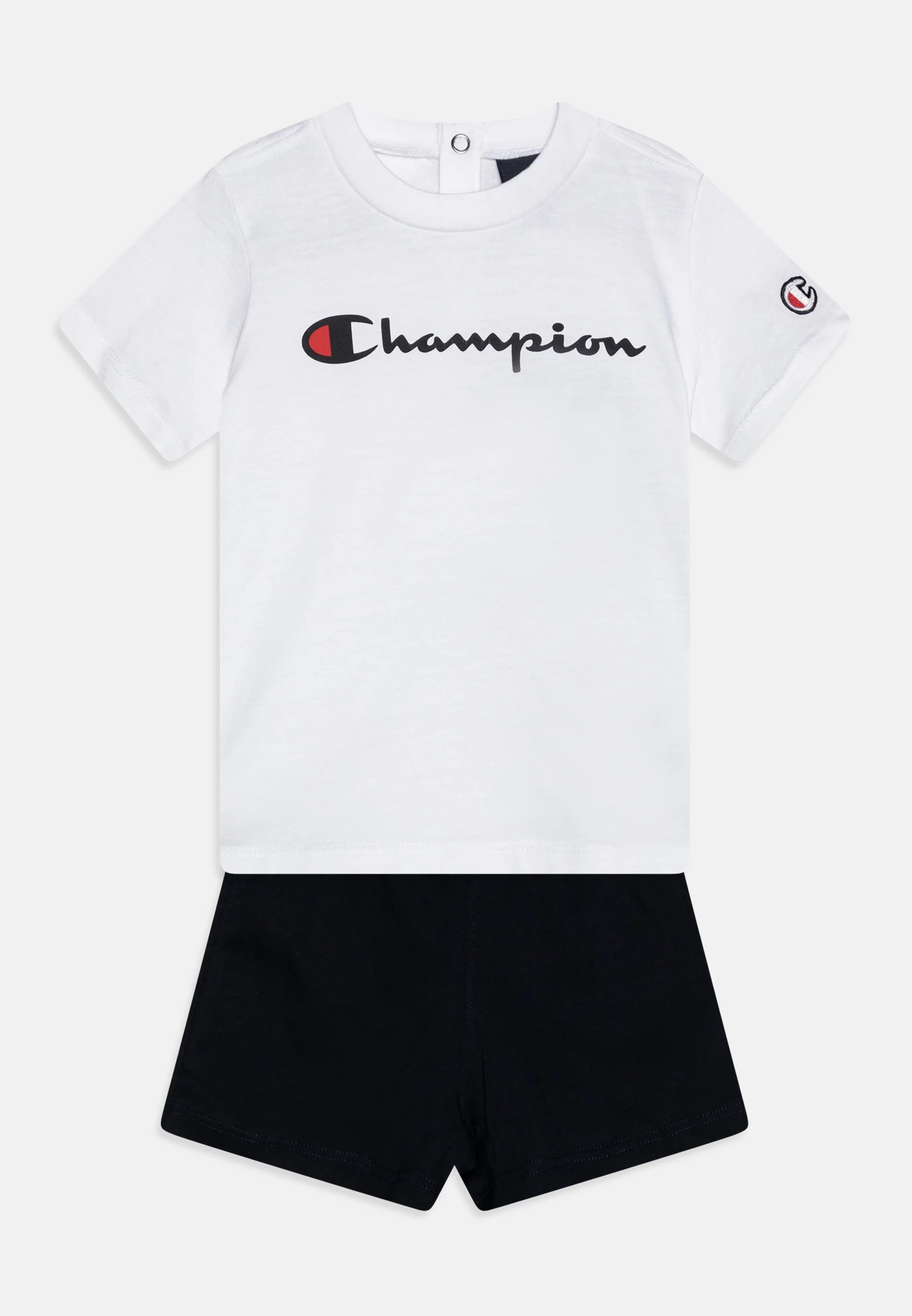 Conjunto unisex de manga corta Champion ICONS para niños pequeños - Pantalones cortos