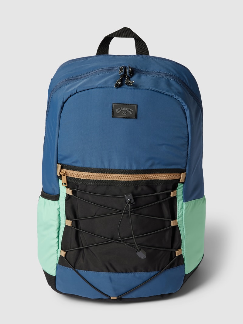 Rucksack mit Label-Patch Modell 'AXIS' in ozean blau