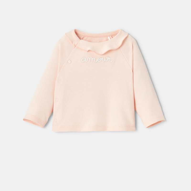 Ensemble sweat et pantalon rose naissance Absorba
