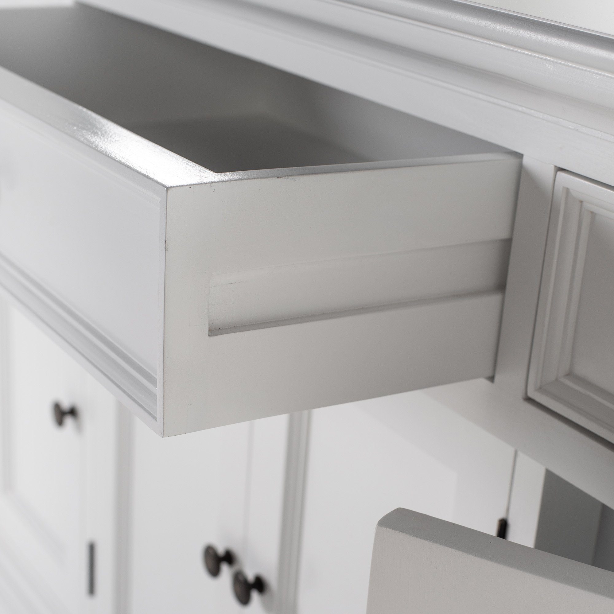 Novasolo Buffet Provence Buffetschrank mit 4 Türen und 3 Schubladen