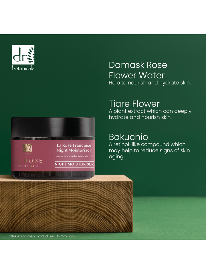 Dr Botanicals Dr Botanicals  La Rose Francaise Abendpflege Geschenkset günstig kaufen onesize