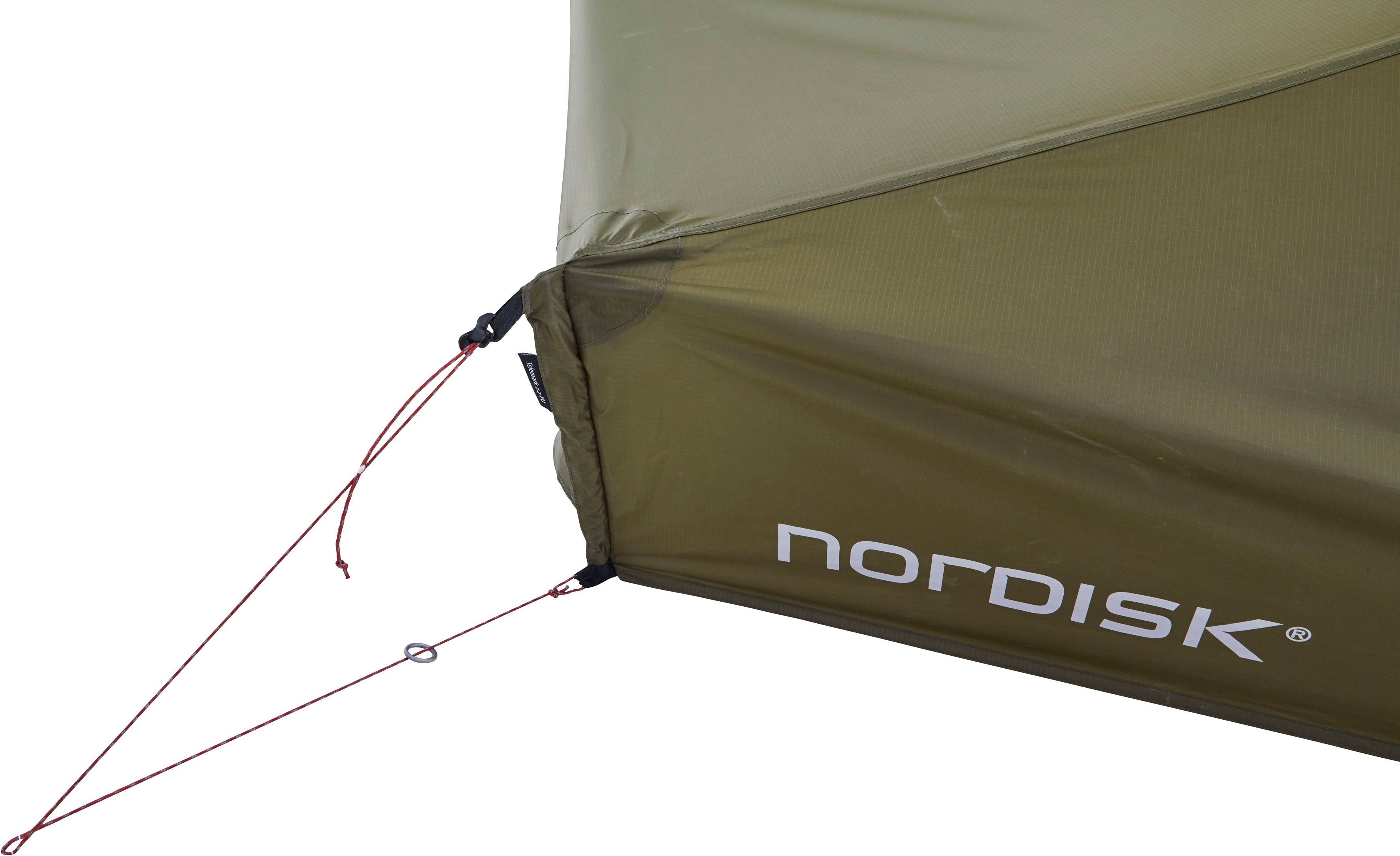 Nordisk Tunnelzelt Telemark 2.2 PU Tent Dark Olive, Personen: 2 (Packung, 1 tlg)