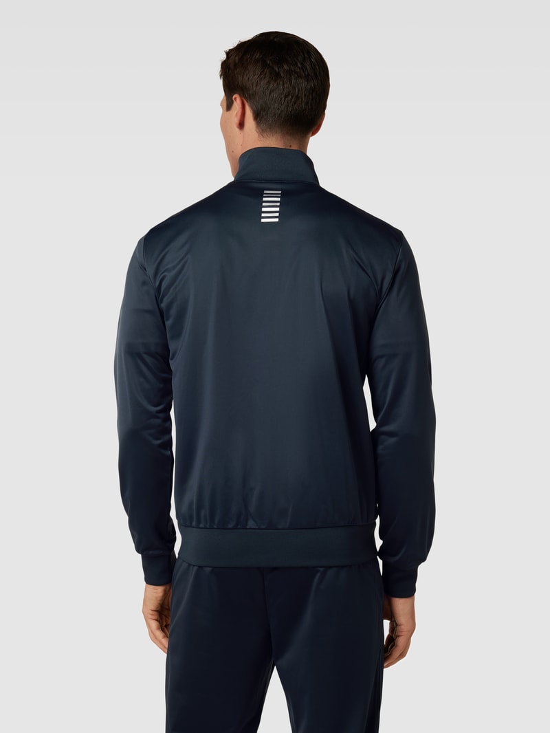 Sweatanzug mit Label-Details in marineblau