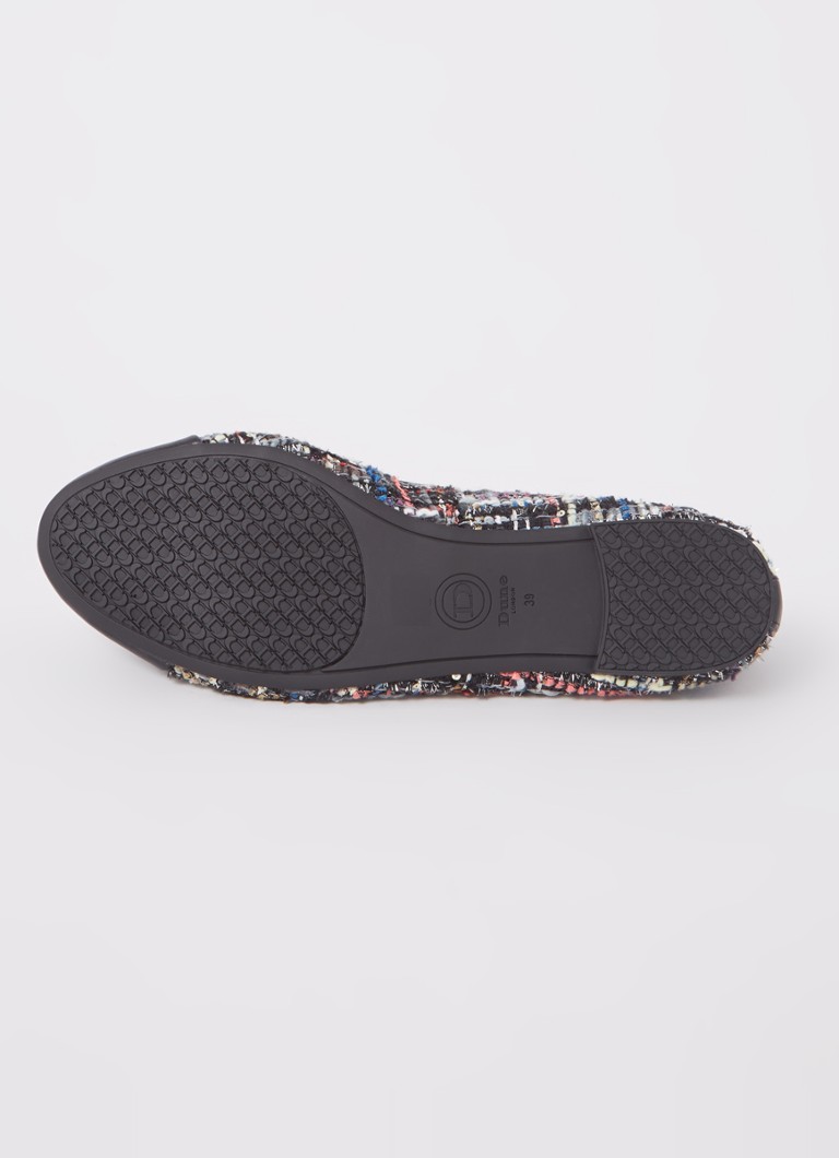 Balerini Dune London Bonjour cu aspect de tweed