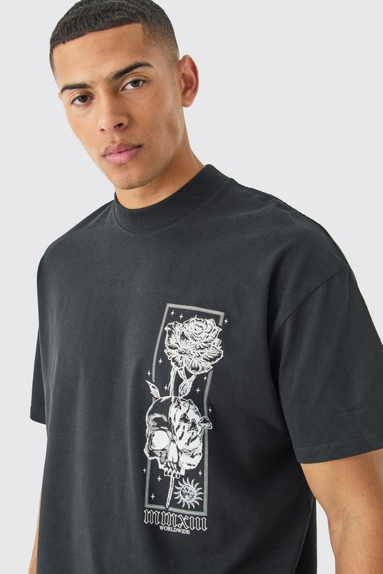 Oversize T-Shirt mit Print
