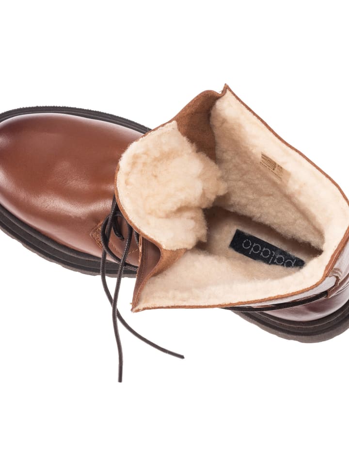palado Schnürstiefeletten in Brown/Brown günstig kaufen