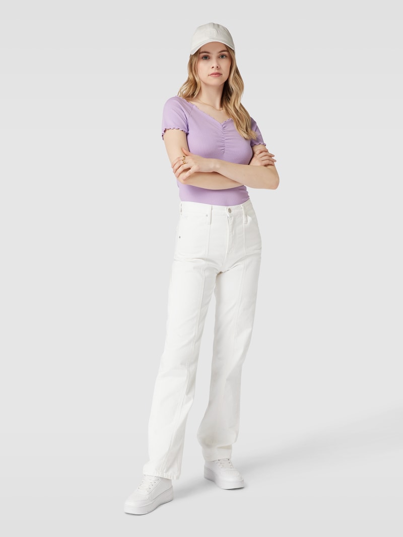 Straight Fit Jeans im 5-Pocket-Design Modell 'CARPEN' in offwhite
