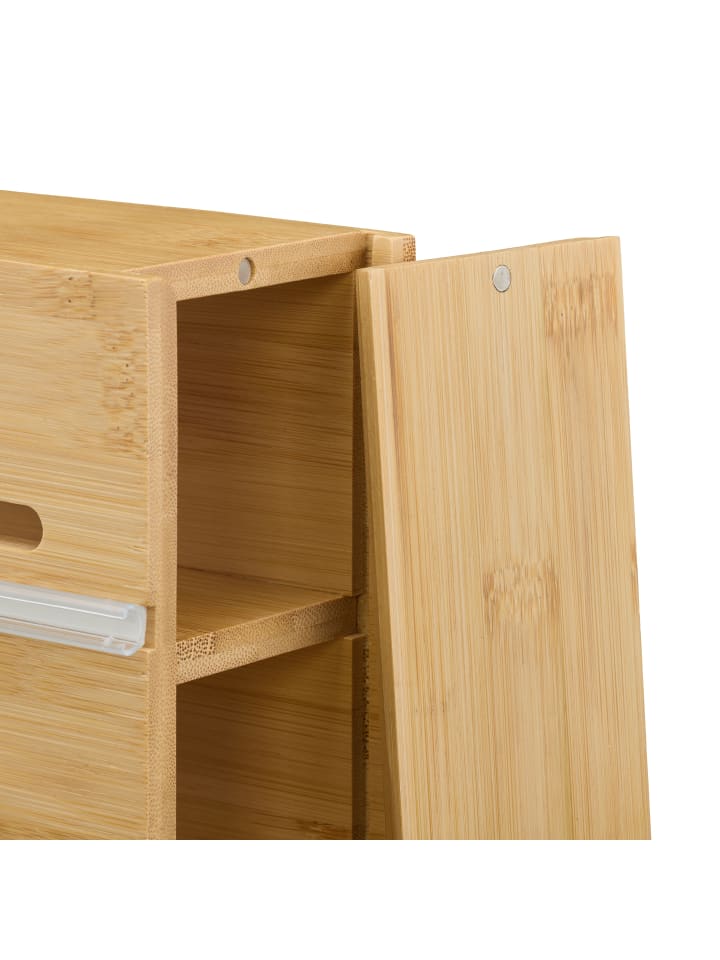relaxdays Folienspender in Natur - 2 Rollen günstig kaufen onesize