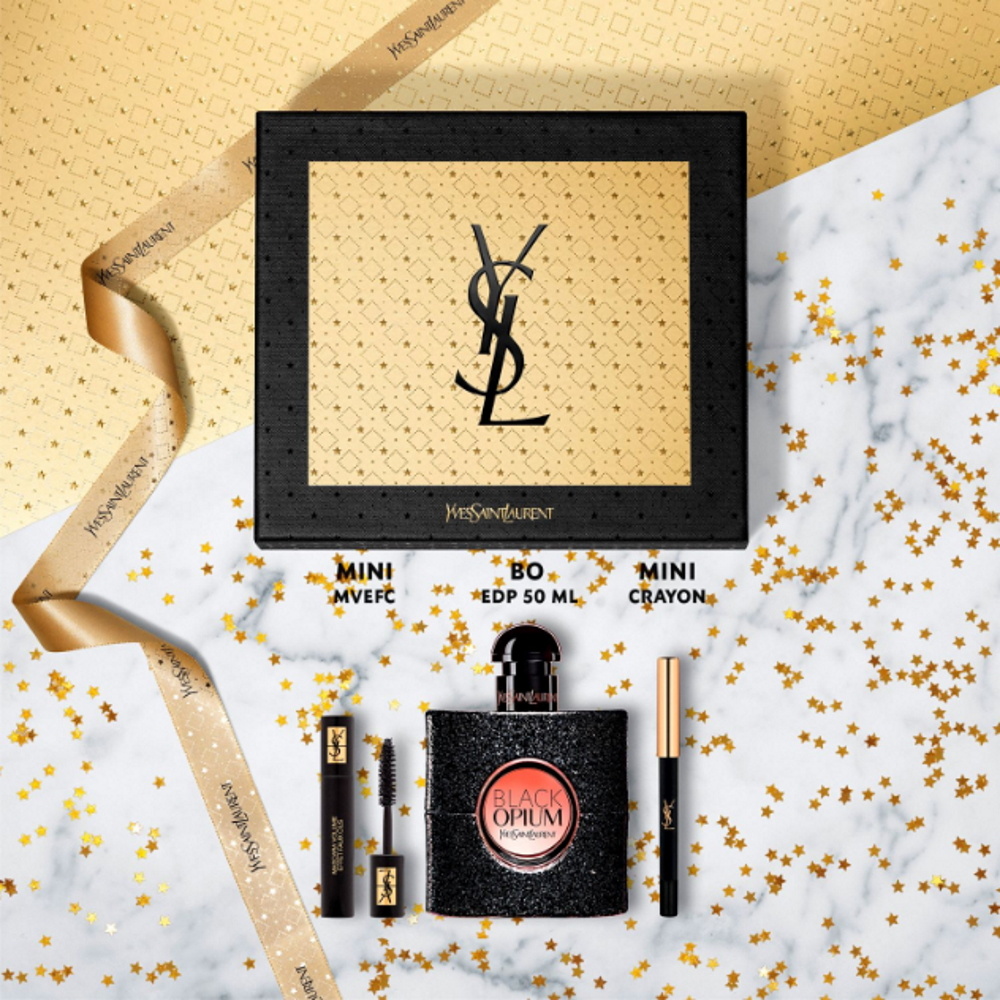 Yves Saint Laurent BLACK OPIUM EDP COFFRET Coffret Cadeau Parfum Femme