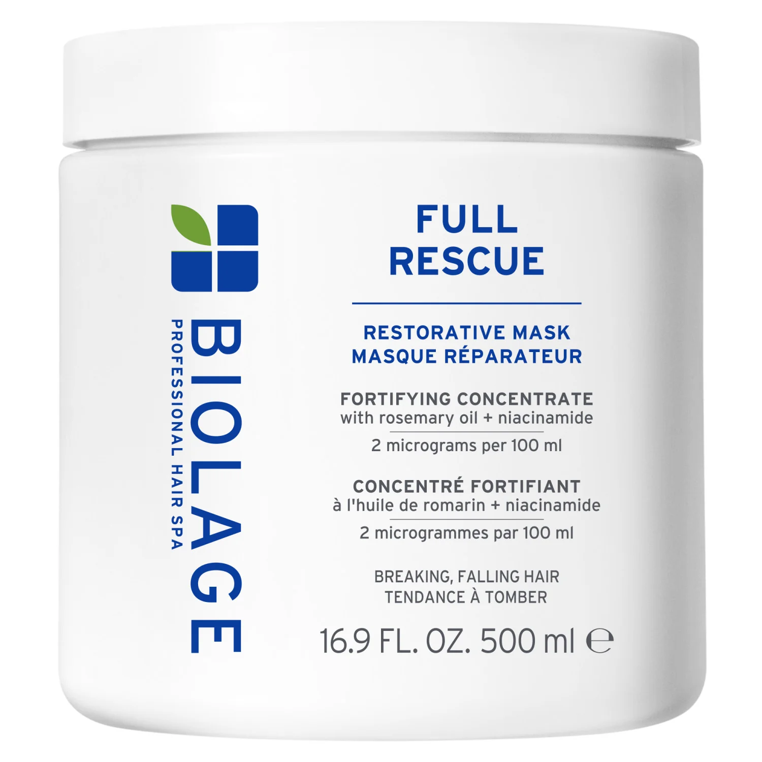 Full Rescue Restructuring Mask - Maska za jačanje kose, Maska protiv opadanja kose, Maska za ponovno zgušnjavanje kose