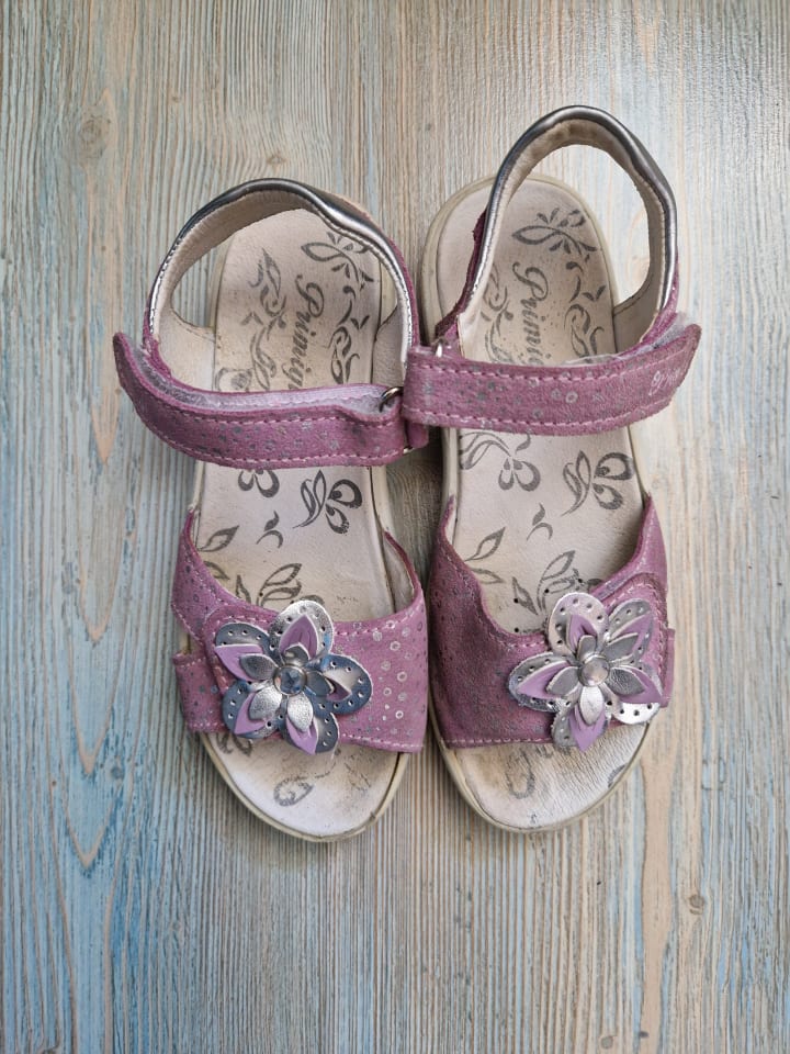Primigi Leder-Sandalen in Lila günstig kaufen 33