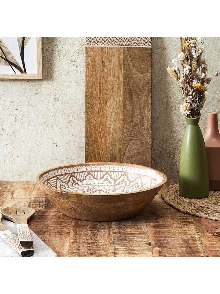 Ethnical Life Schüssel in Braun/ Beige - Ø 33 cm günstig kaufen onesize