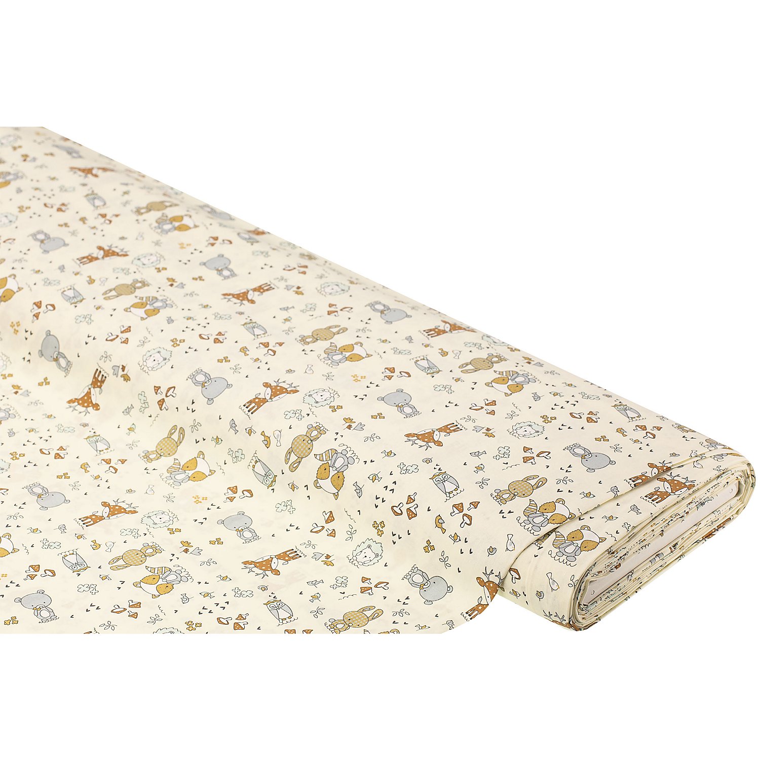 Baumwollstoff Waldtiere 