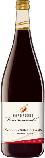2022 Spätburgunder Rotwein trocken 1,0 L - Winzergenossenschaft Oberbergen eG