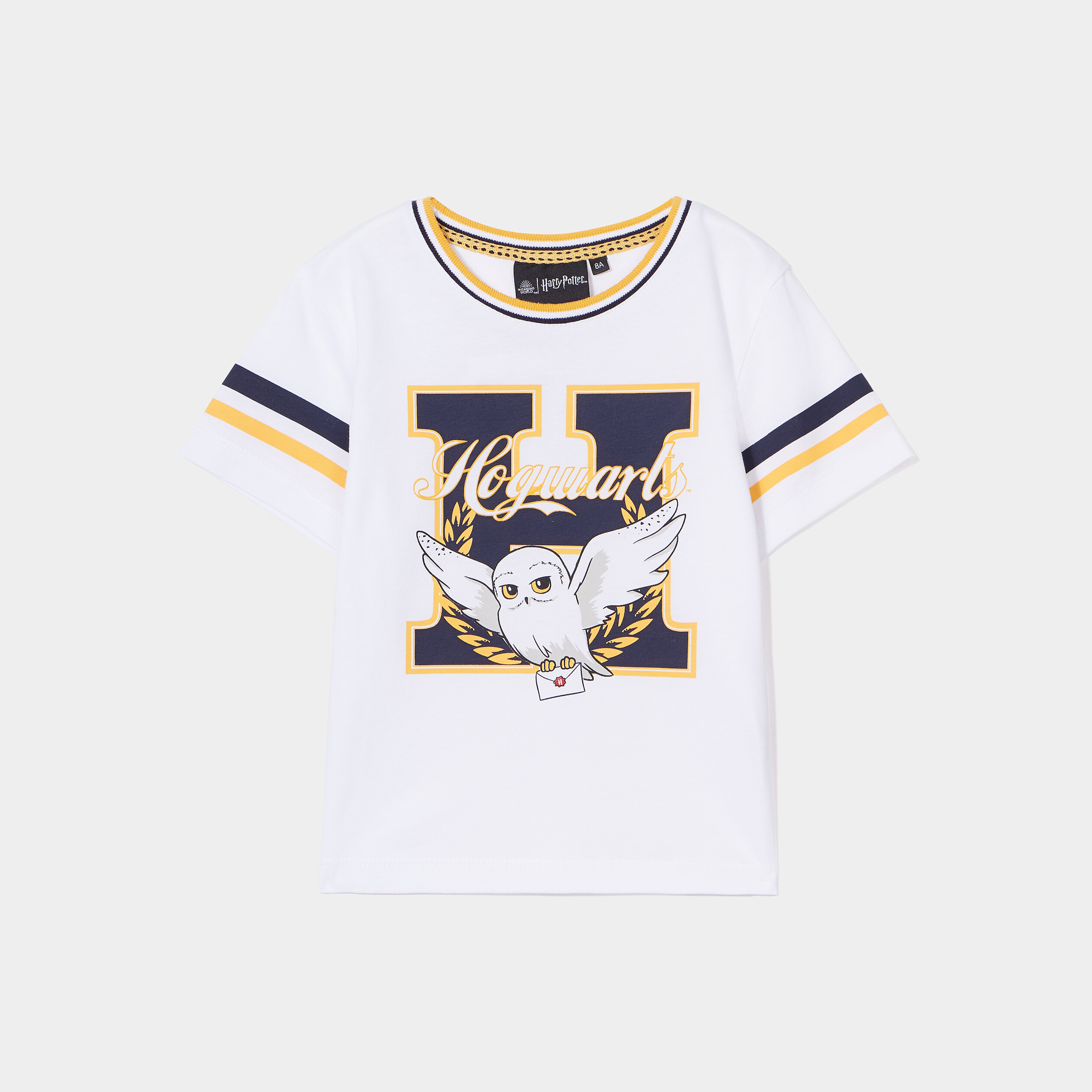 T-shirt col rond coton Harry Potter blanc fille | La Halle