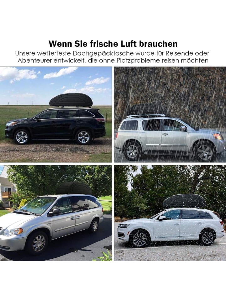 COSTWAY 400L Auto Dachbox in Schwarz günstig kaufen onesize