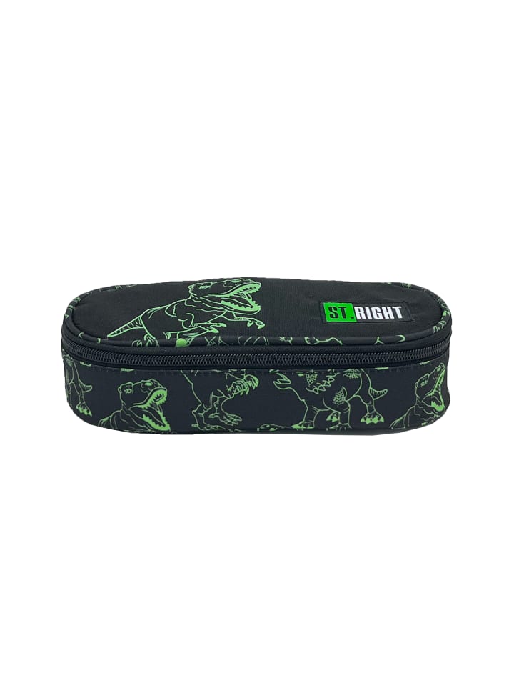 Yuhu.kids Federmäppchen Schlamper Etui T-Rex in Schwarz günstig kaufen onesize