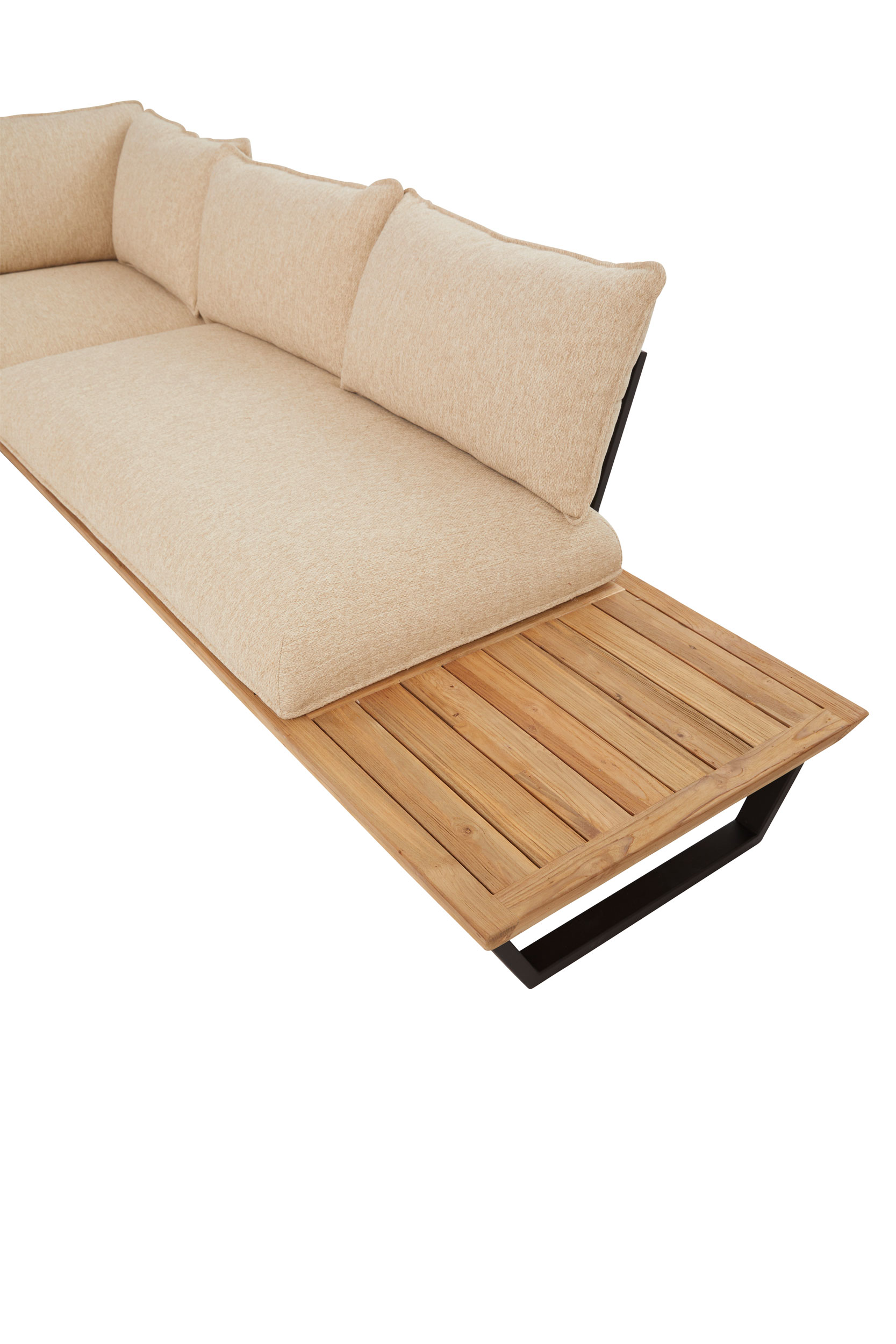 OUTDOORGartensofaset Teak 3 tlg.
