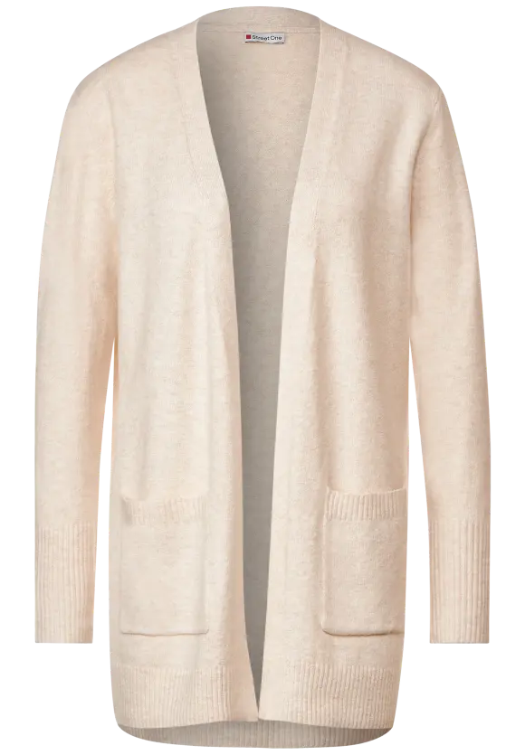 Street One Cosy Melange Strickjacke