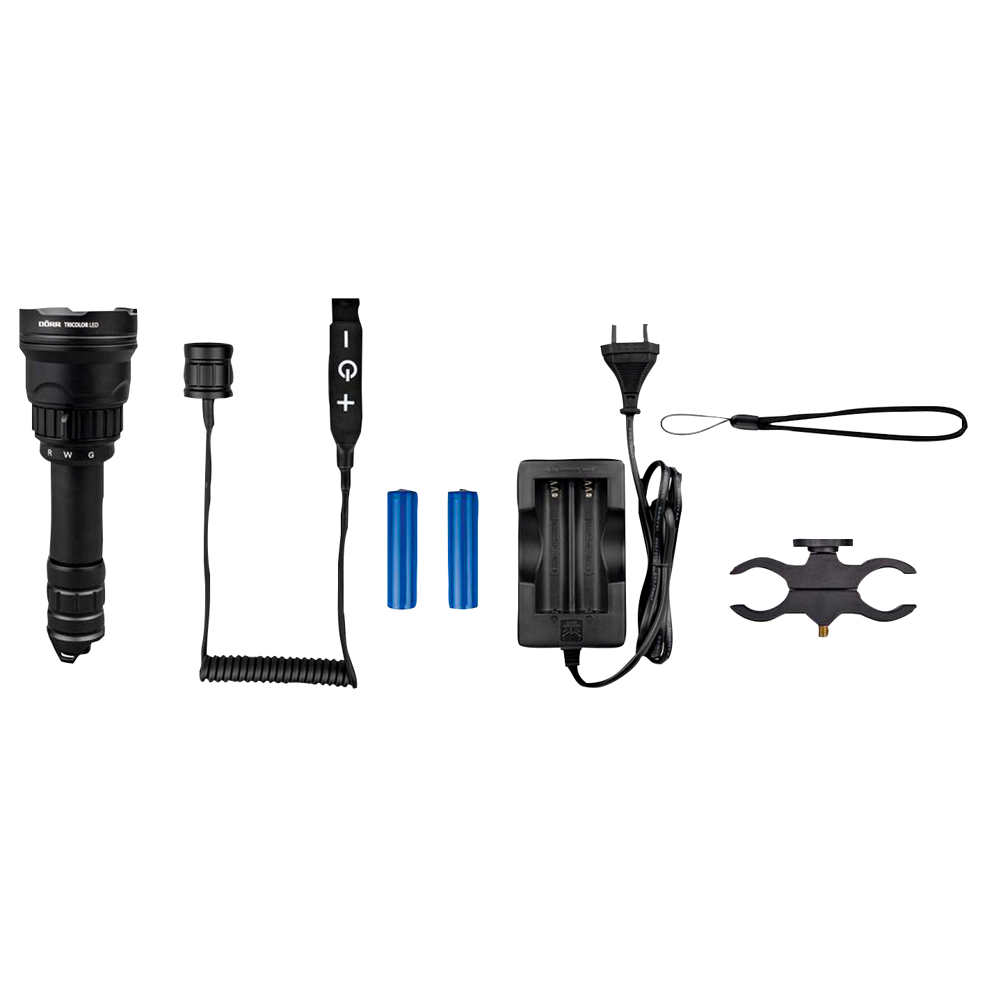 Dörr LED Taschenlampe Jagd Zoom (Tricolor)