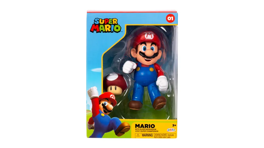 Super Mario - Mario 10 cm Figur (Sammlerbox)