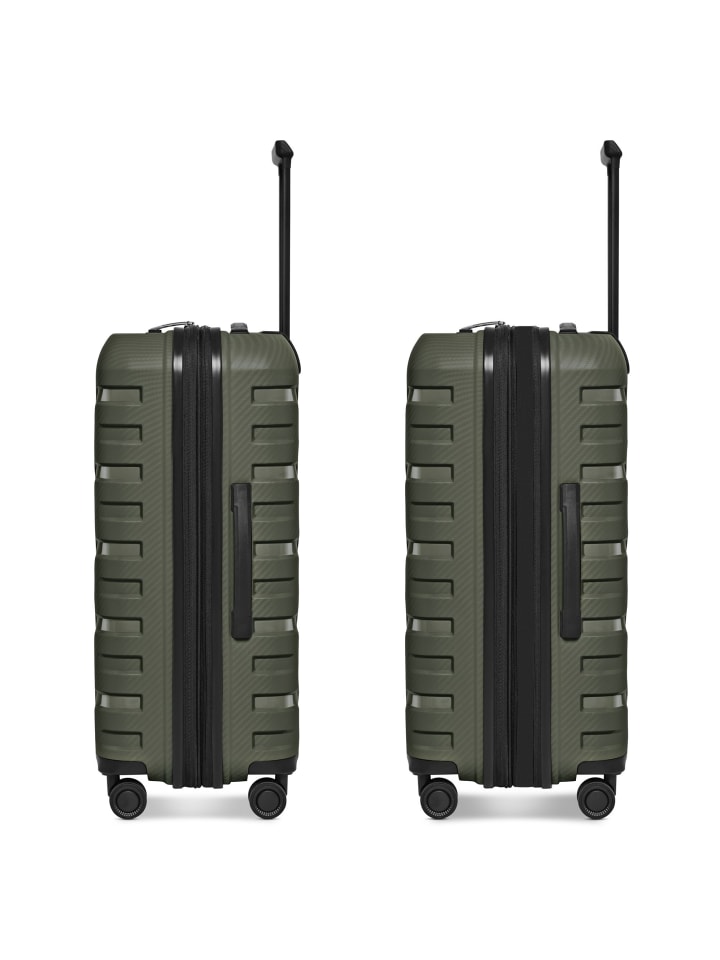 Smartbox Edition 01 4 Rollen Trolley 66 cm mit Dehnfalte in olive günstig kaufen onesize