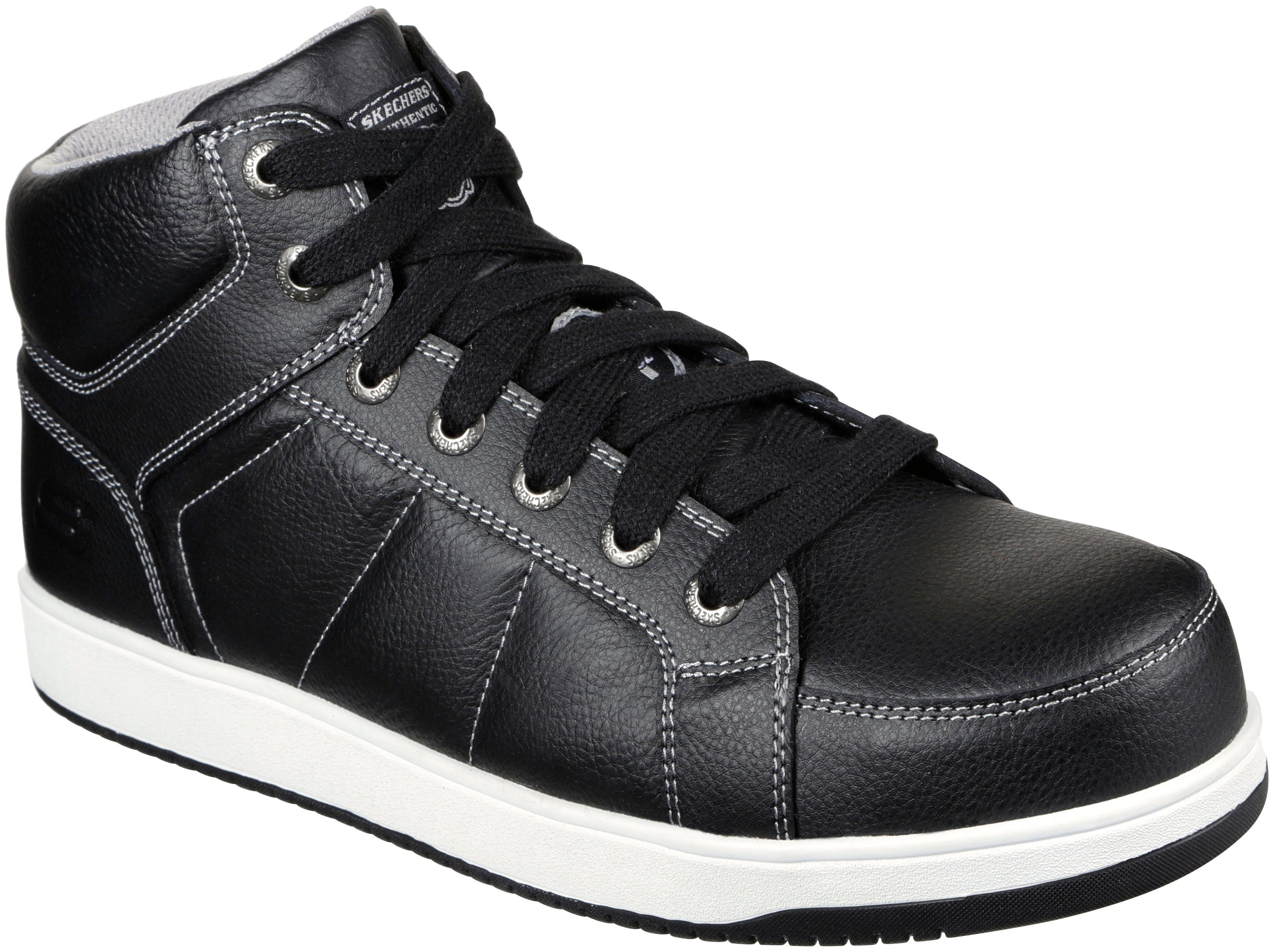 Skechers WATAB - STIRLING Sicherheitsschuh SB SRC, aus echtem Leder und mit Air Cooled Memory Foam Einlegesohle
