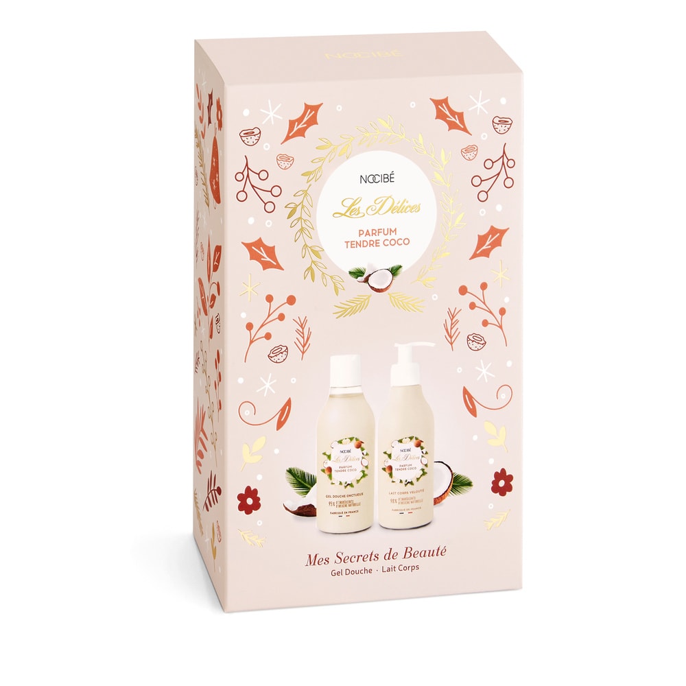 Nocibé Les Délices - Mes Secrets de Beauté Coffret bain Tendre Coco