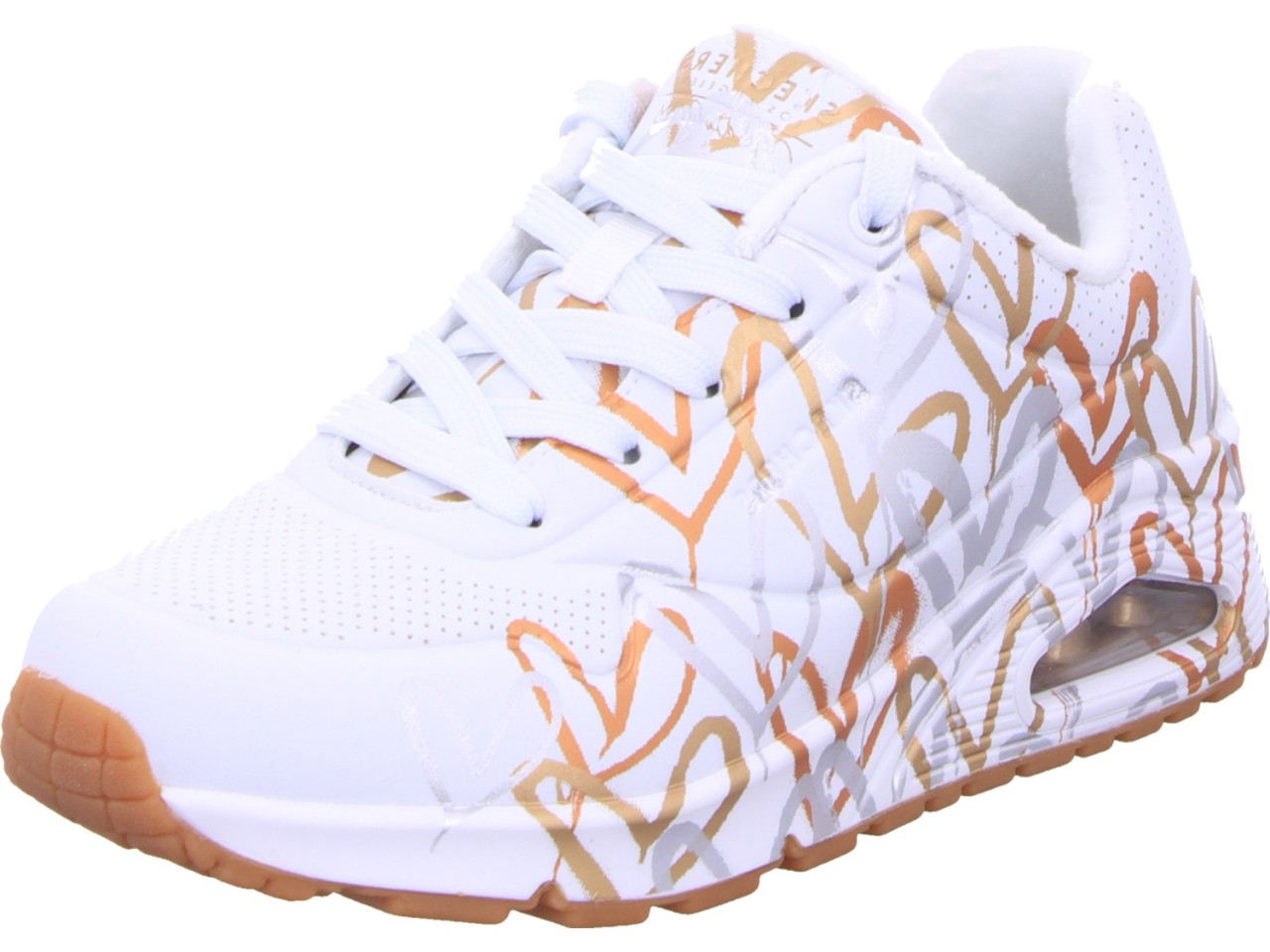 SKECHERS Freizeit Schnürer weiss